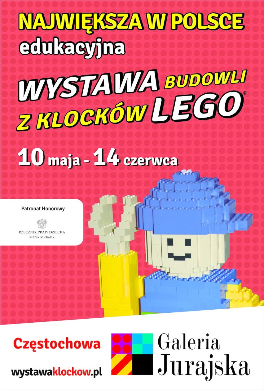 Największa w Polsce Wystawy Budowli z Klocków LEGO od 10 maja w Galerii Jurajskiej! [ZDJĘCIA]