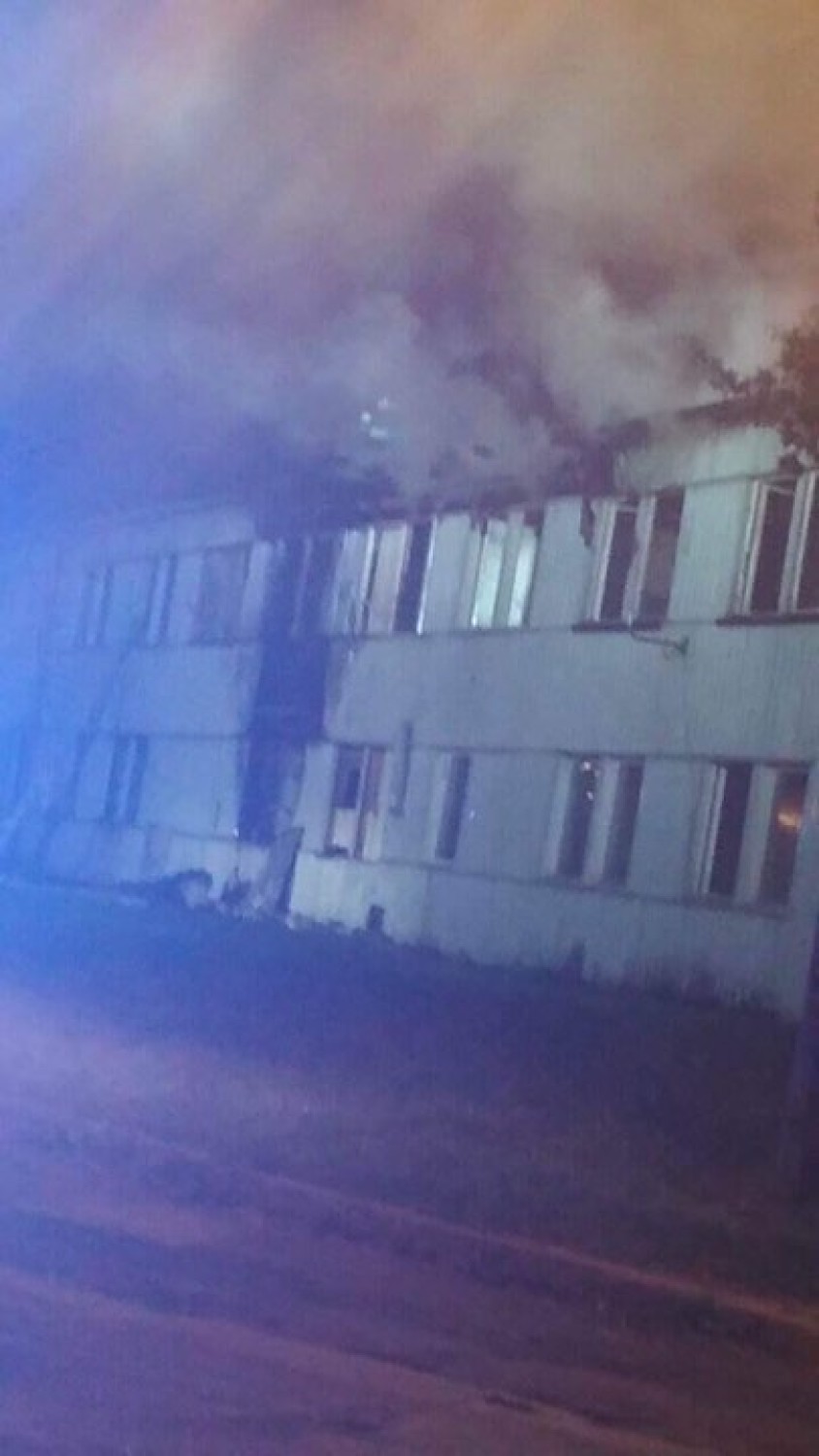 Pożar w Dąbrowie Górniczej: palił się budynek przy Łącznej 7 