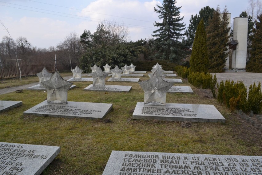 Cmentarz radziecki przy ul. Zastawnej w Pruszczu