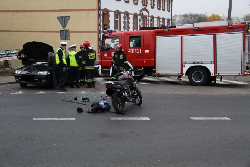 Wypadek na skrzyżowaniu ulicy Tartacznej z Drzymały w Bytowie [ZDJĘCIA] 