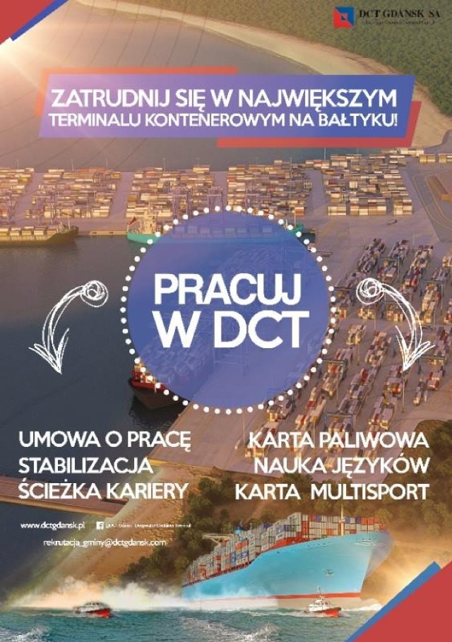 Nowy Dwór Gdański. Jest oferta pracy w terminalu DCT