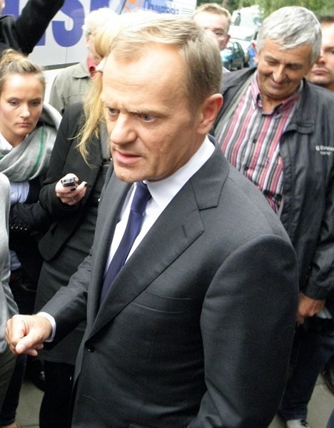 Premier Donald Tusk w Toruniu. Wizyta w Wyższej Szkole Bankowej  [ZDJĘCIA I VIDEO]