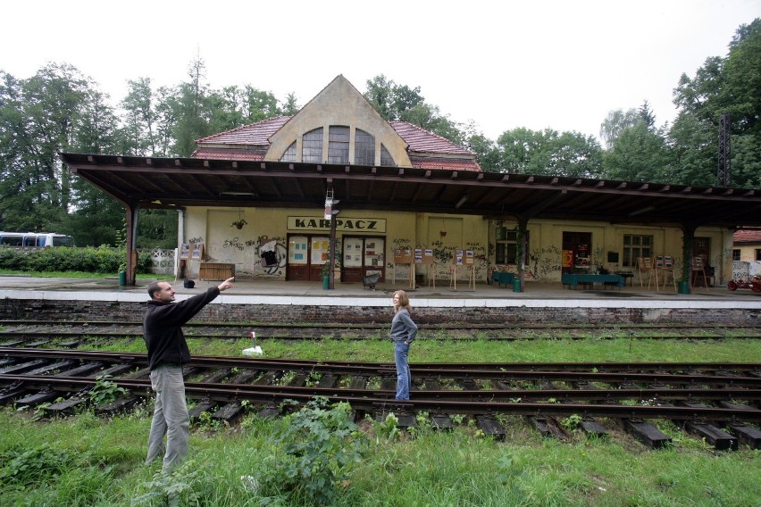 Dworzec kolejowy w Karpaczu, 2001