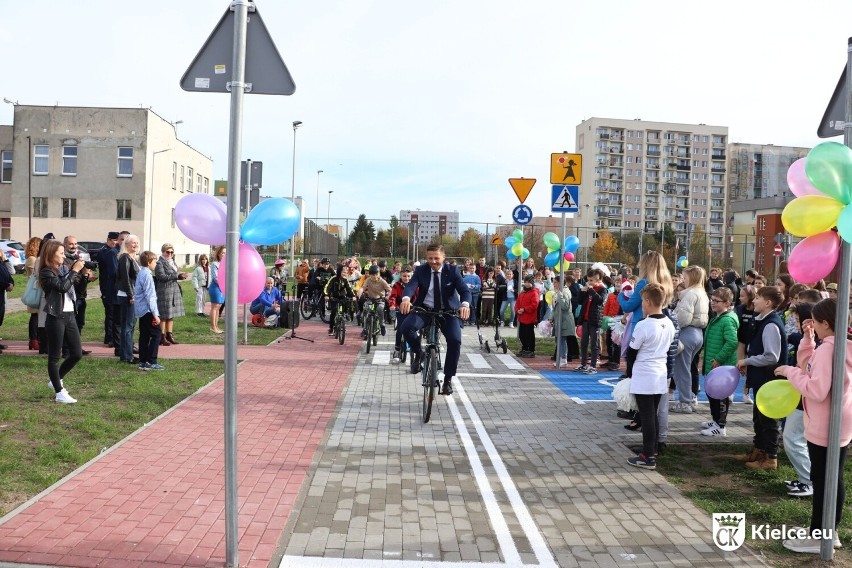 W Kielcach powstało nowe miasteczko rowerowe. To miejsce do praktycznej nauki zasad ruchu drogowego przez dzieci