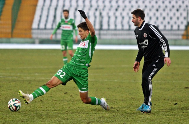 Mateusz Możdżeń z Lechii Gdańsk pokazał się z dobrej strony w zimowych sparingach