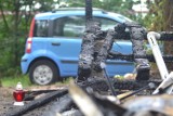 Tragiczny pożar w Borzechowie ZDJĘCIA