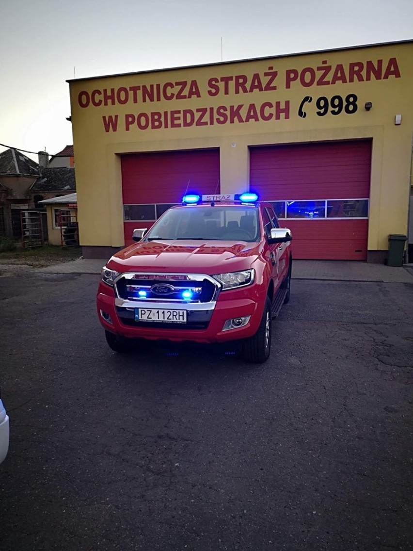 Ochotnicza Straż Pożarna w Pobiedziskach: Ford Ranger już w jednostce