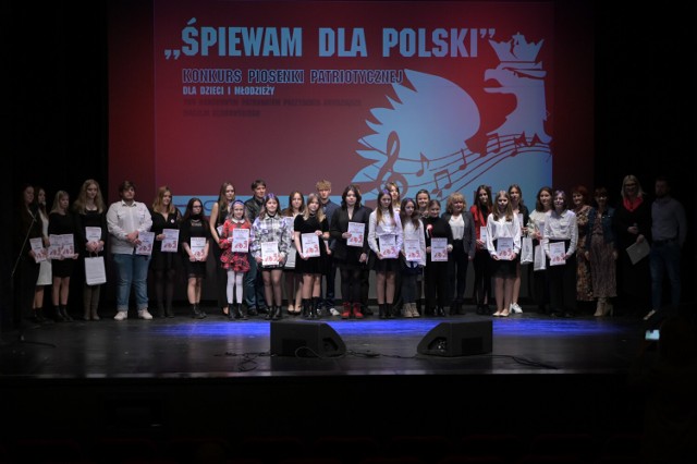 Tak było na konkursie wokalnym "Śpiewam dla Polski" w Grudziądzu