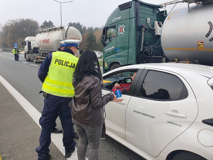 Akcja „Trzeźwy poranek na autostradzie A4”