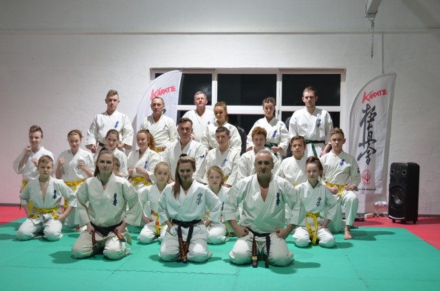 Seminarium karate klubu z Lipna z zawodnikami z Leszna