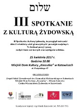 III Spotkanie z kulturą żydowską w Katowicach