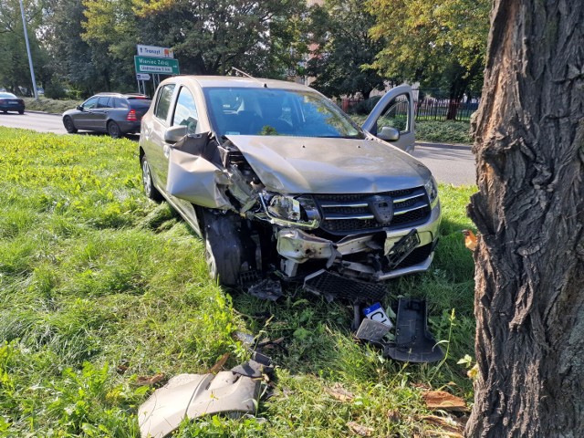 Wypadek na ulicy Toruńskiej we Włocławku