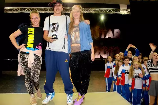 Patrycja Grzebieluch, Marcin Piotrowski i Martyna Buła z Patman Dance Crew.