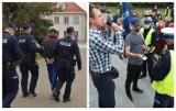 Włocławek koronawirus. 24 wnioski do sądu. Policja interweniowała na Marszu o wolność - anty COVID-19 we Włocławku [zdjęcia, wideo]