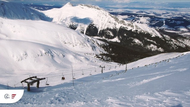 Wyciąg i trasa narciarska w Dolinie Goryczkowej