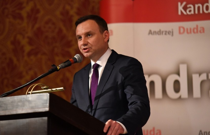 Andrzej Duda, kandydat PiS na prezydenta, odwiedził Toruń...
