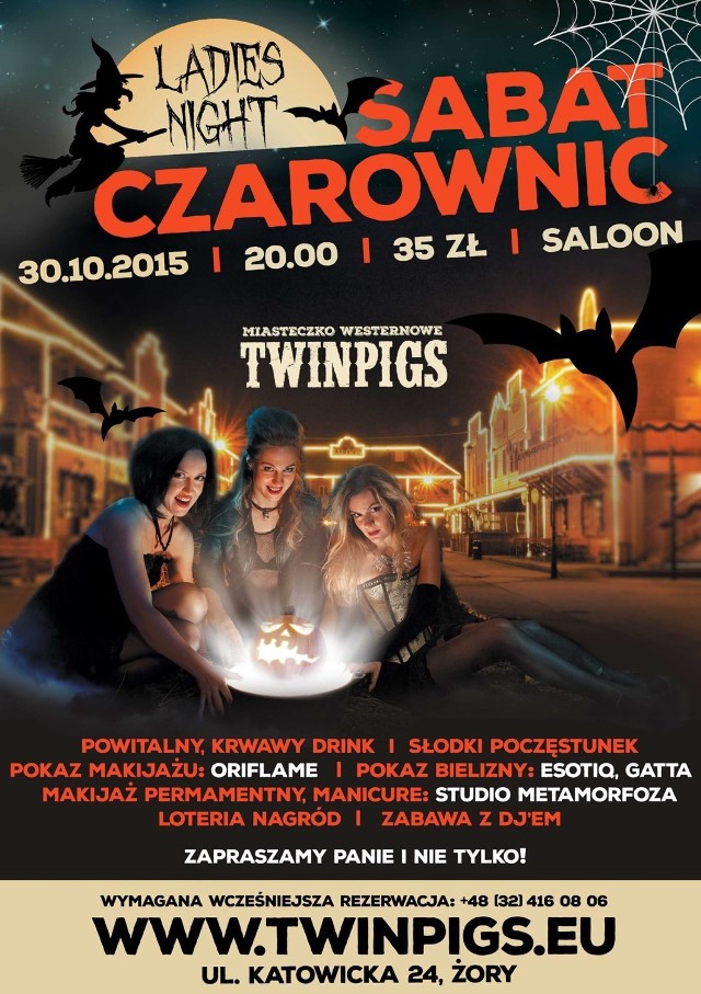 Twinpigs Żory: Sabat Czarownic, Haloween Zombie Night i koncerty