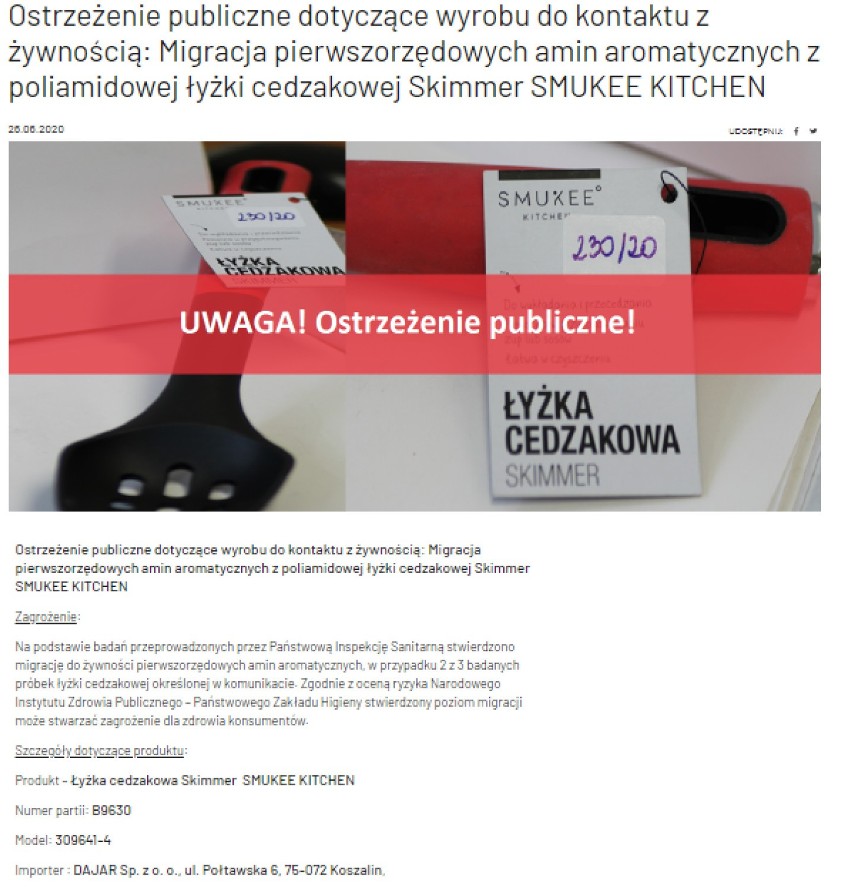 UWAGA! GiS ostrzega przed tymi produktami! Masz je w domu? Sprawdź