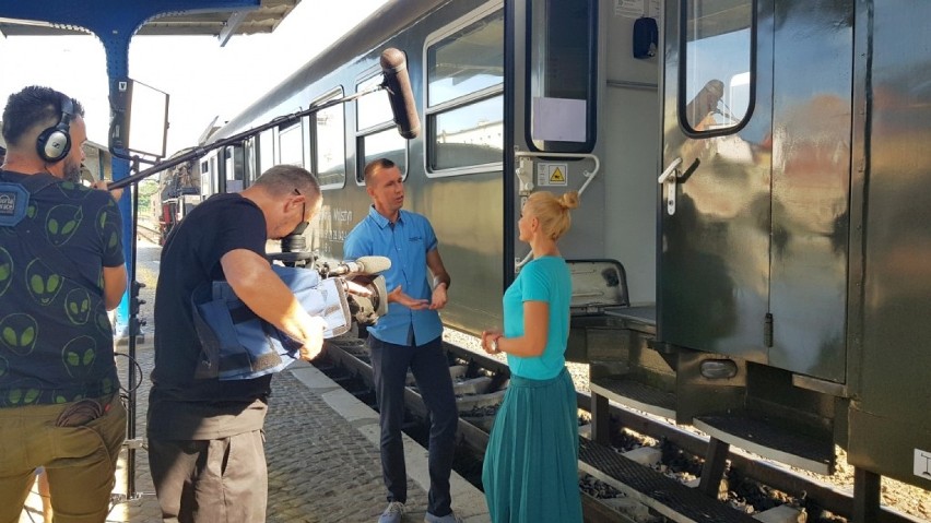 Telewizja i sielskie klimaty wolsztyńskiego skansenu