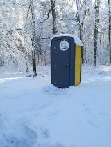 Ukradli przenośną toaletę z parkingu w Zakrzewie. Sprawców poszukuje Nadleśnictwo Poddębice