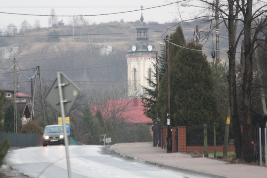 Ścieżka rowerowa w Niegowonicach.