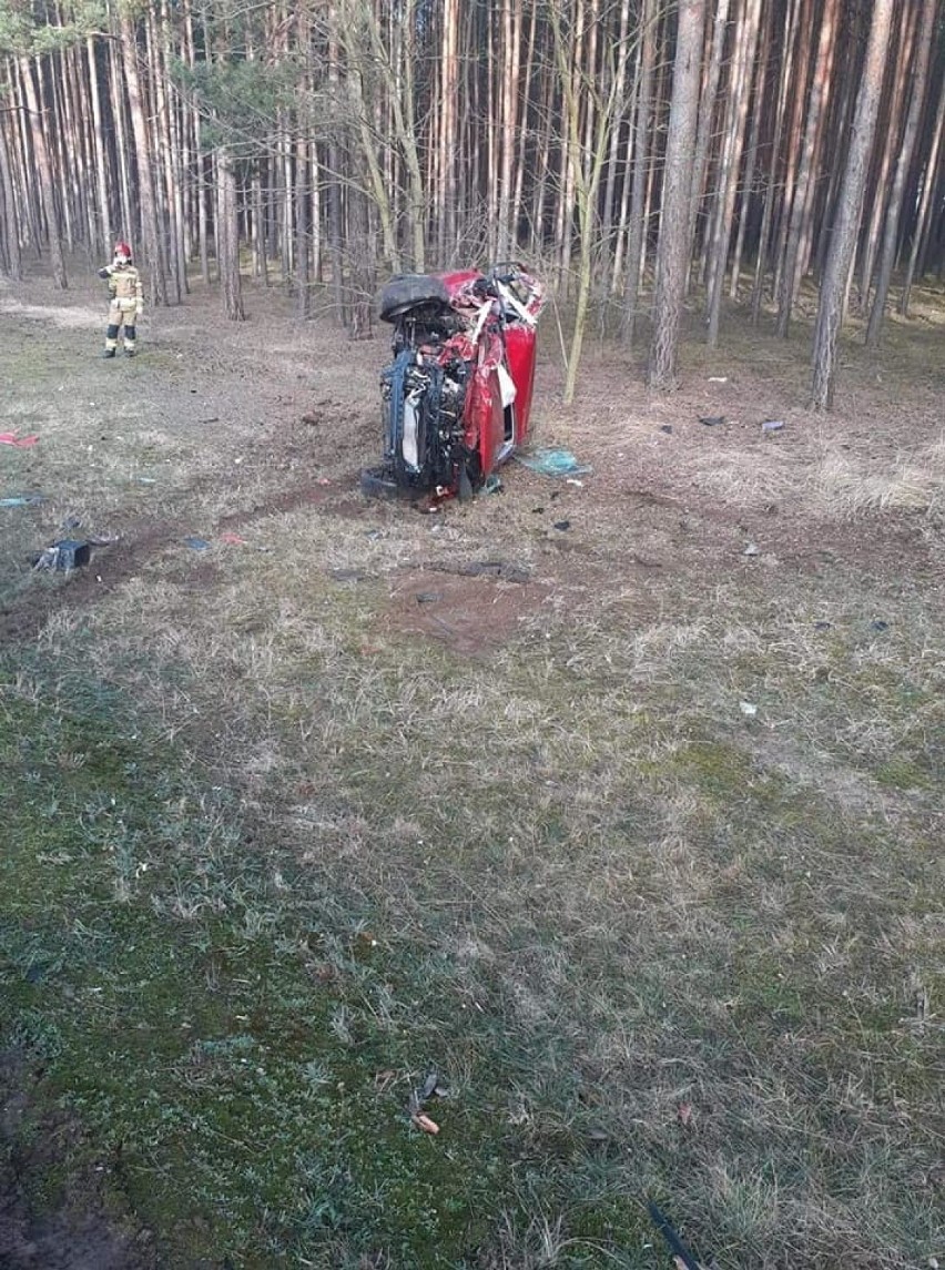 Nad ranem 25 lutego doszło do groźnie wyglądającego wypadku...