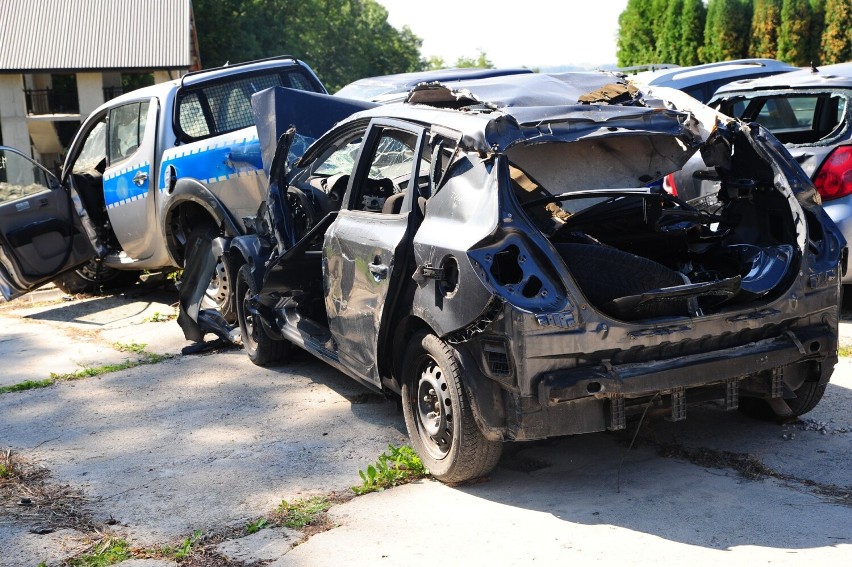 Kraków/Proszowice. Tu ćwiczą gaszenie pożaru miasta. Z wizytą na poligonie strażackim