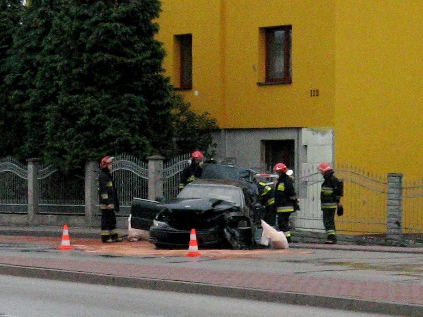 Bielsko-Biała: Wypadek na Żywieckiej [ZDJĘCIA]