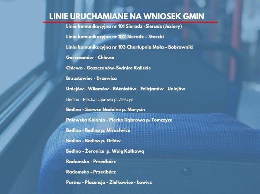 Przywracanie połączeń autobusowych w Łódzkiem. Wojewoda zatwierdził wszystkie złożone wnioski [LISTA, ZDJĘCIA]
