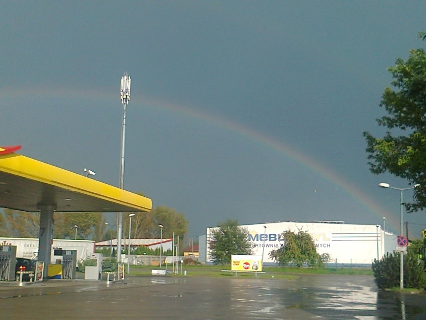 Na Szczawienku pojawiła się tęcza po deszczu 8 września
