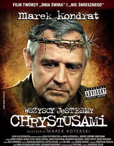 Plakat z filmu "Wszyscy jesteśmy Chrystusami"