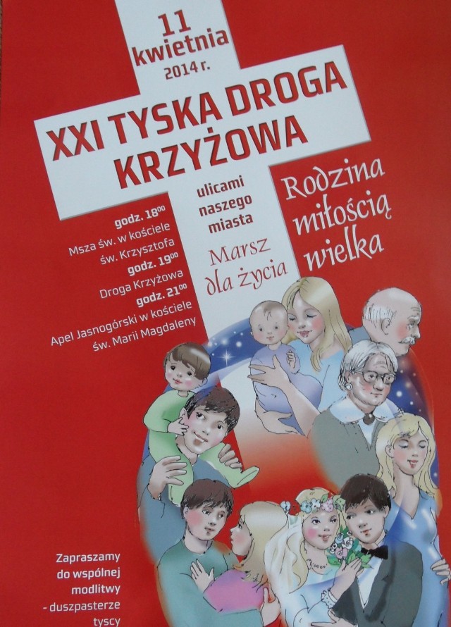 Tyska Droga Krzyżowa. Plakat 21. edycji