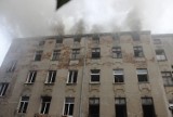 Pożar kamienicy na Łąkowej. Płonął pustostan przeznaczony do rozbiórki [ZDJĘCIA]
