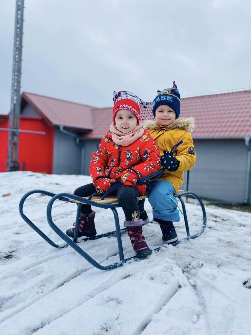 Zabawy na śniegu....