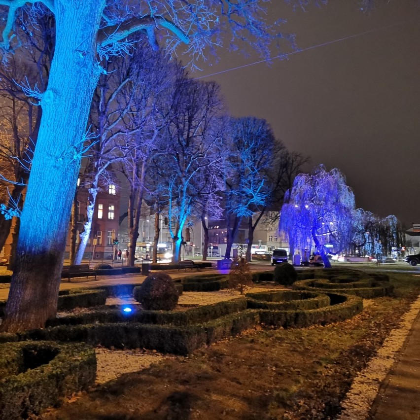 Nowe oświetlenie w parku przy ul. Sienkiewicza