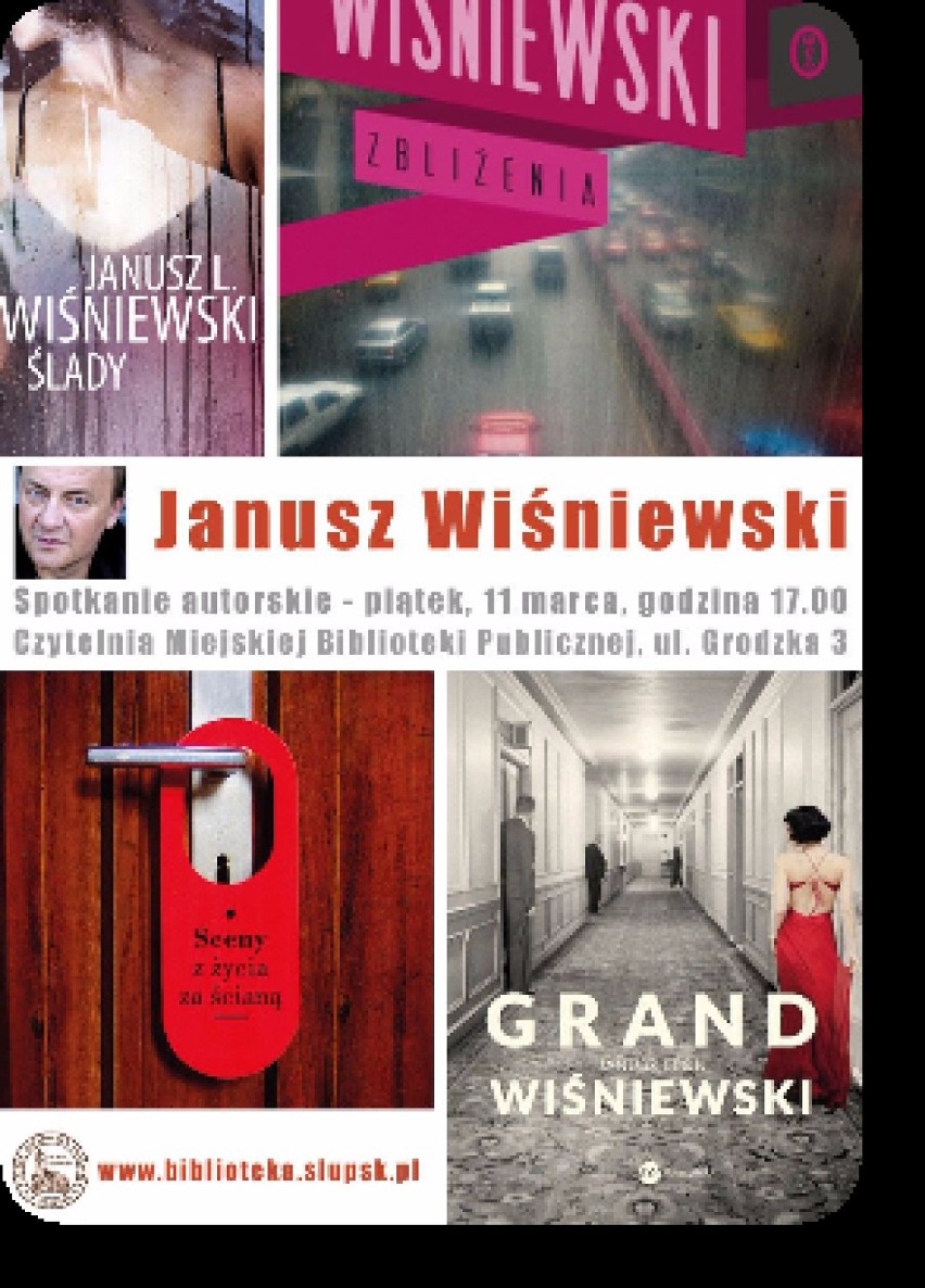 Janusz Leon Wiśniewski - znawca kobiecej duszy gościem słupskiej biblioteki