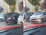 Pijacki rajd przy ulicy Szprotawskiej w Żaganiu i obywatelskie zatrzymanie. Kierowca na gazie staranował jedenaście samochodów