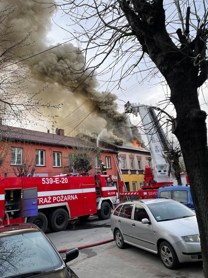 Potężny pożar w Błaszkach!