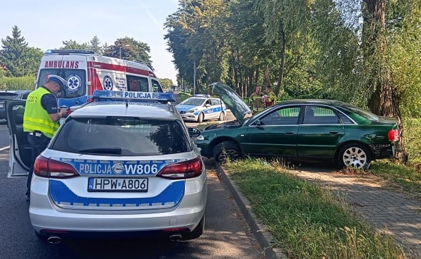 Zderzenie samochodów na ulicy Bydgoskiej w Stargardzie. Jeden z kierowców zniknął 