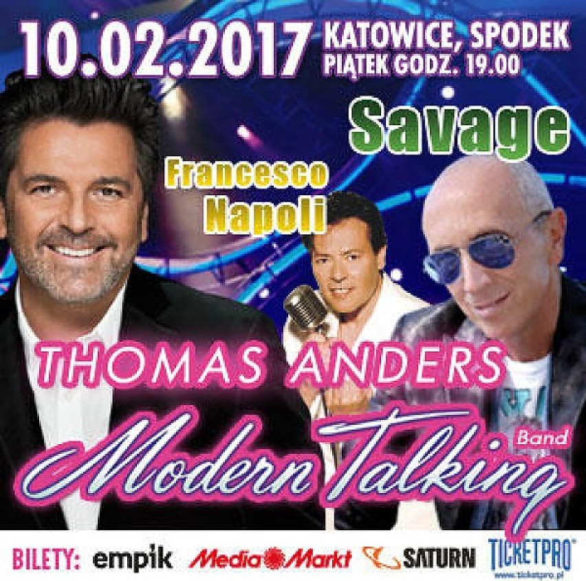 Koncert w Walentynki: Thomas Anders & Modern Talking Band,...