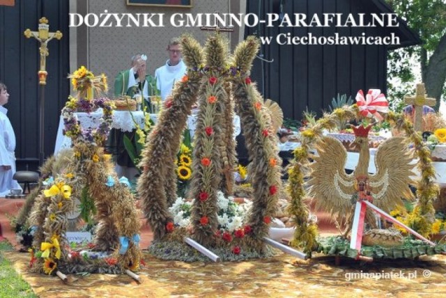 Dożynki gminne w Ciechosławicach