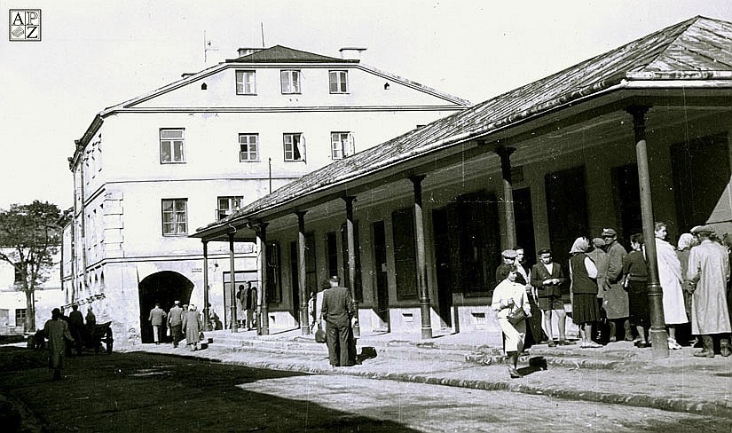 Jatki przy ul. Zamenhofa, Zamość, poł. l. 50-tych....