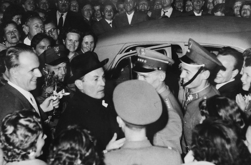 1958, Katowice, przyjazd Jana Kiepury