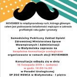 Szpital MSWiA. Bezpłatne konsultacje urologiczne, czyli akcja Movember!