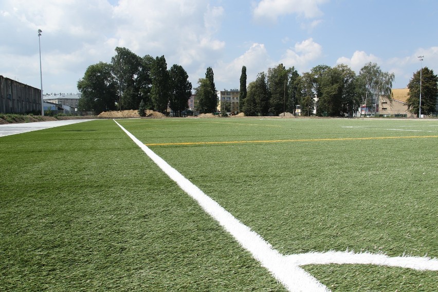 Po zakończeniu remontu na stadionie oprócz boiska do piłki...