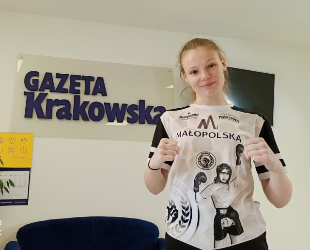 Gabriela Migda wraz z trenerem Krzysztofem Bulandą odwiedziła naszą nowosądecką redakcję przy Jagiellońskiej 16