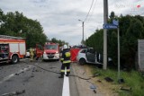 Dramatyczny wypadek w Raciborzu. Nie żyje ojciec i jego kilkumiesięczna córka. Samochód osobowy zderzył się z autobusem [ZDJĘCIA]