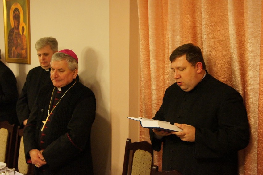 Kalisz: Opłatkowe spotkanie dziennikarzy z biskupem Edwardem Janiakiem. ZDJĘCIA