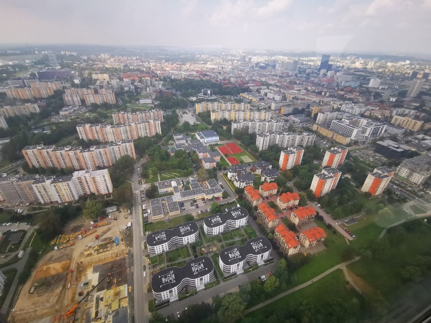 Nowe inwestycje w Katowicach ze sterowca, wrzesień 2021