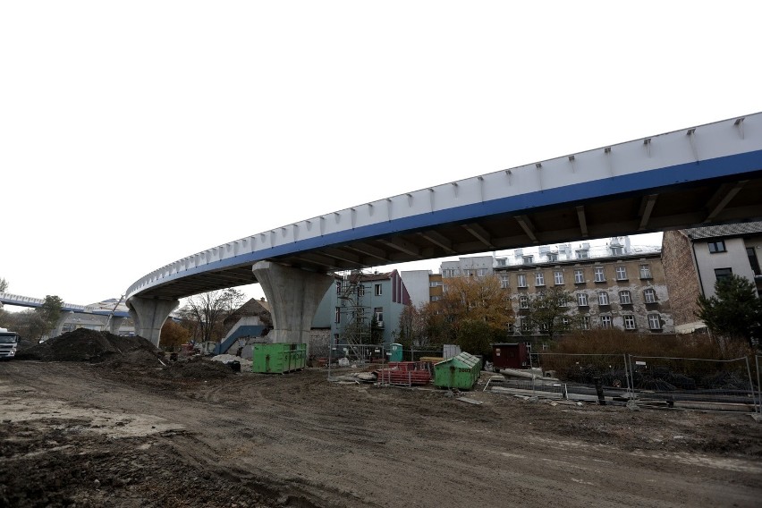 Budowa łącznicy kolejowej Kraków Zabłocie. Zobaczcie postęp prac [ZDJĘCIA]